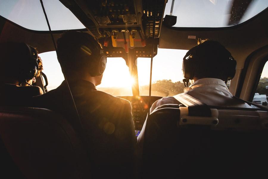 Auckland City Sunset Scenic Flight